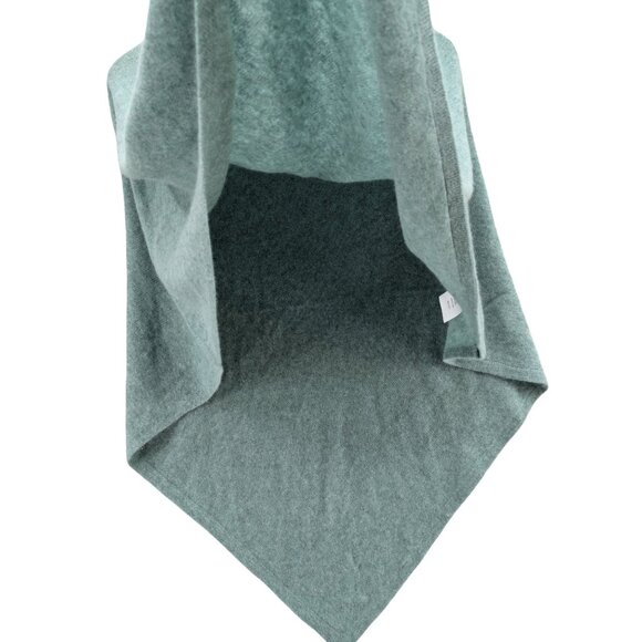 Rachel Zoe 2 Ply Cashmere Poncho Womens Sage Green Pullover Shrug One Size - Picture 9 of 9